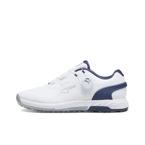 PUMA Alphacat Nitro Low Топ Мужская Обувь для гольфа Белый Синий