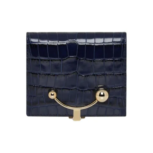 Strathberry Крокодил Тисненая кожа Кошелек Женские Морской синий