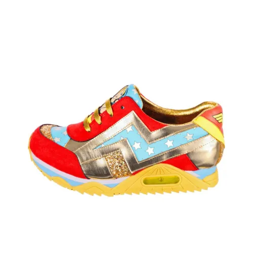 IRREGULAR CHOICE Амортизация Низкий Топ Повседневная Обувь Женская Красная