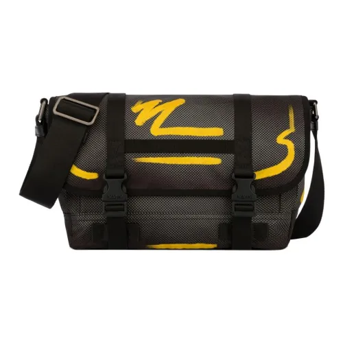 MOSCHINO Нейлоновая сумка через плечо сумка на плечо унисекс черный