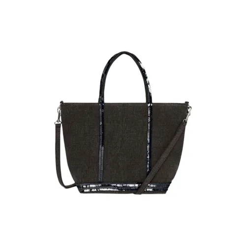 Vanessa Bruno Linen Tote Bag Shopping Bag Shoulder Bag Crossbody Bag Small Women's Elephant Brown