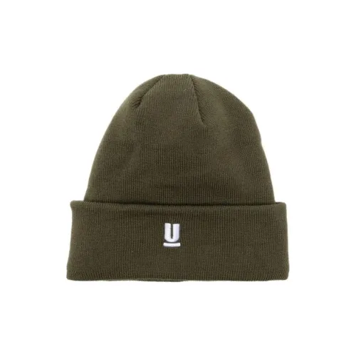 Undercover Акриловые Шапки-бини Мужские Оливково-зеленые