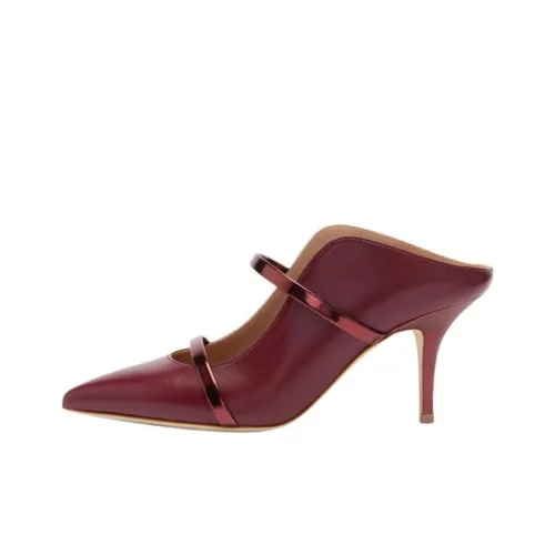 Malone Souliers Maureen Домашние тапочки 7 см Женские Красные