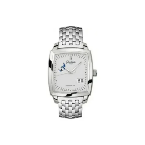 Glashütte Original Автоматический Механический Часы Мужские SENATOR 36,3мм*40мм*12,2мм Серебряные