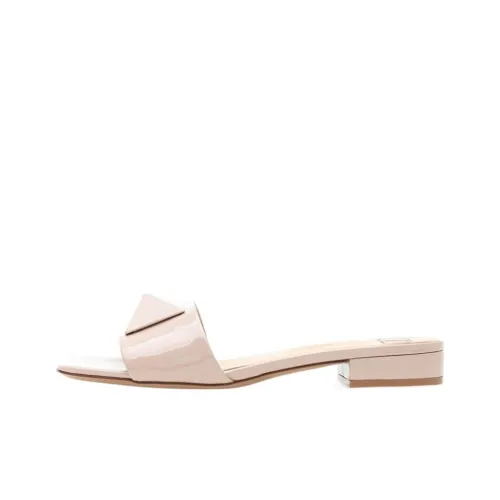Valentino One Stud Слипоны Женские Бежевые