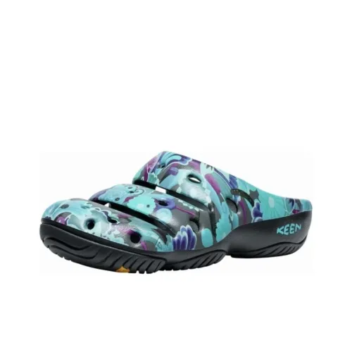 Gravityfree x Keen YOGI ARTS Устойчивые к истиранию противоскользящие домашние тапочки для мужчин синие