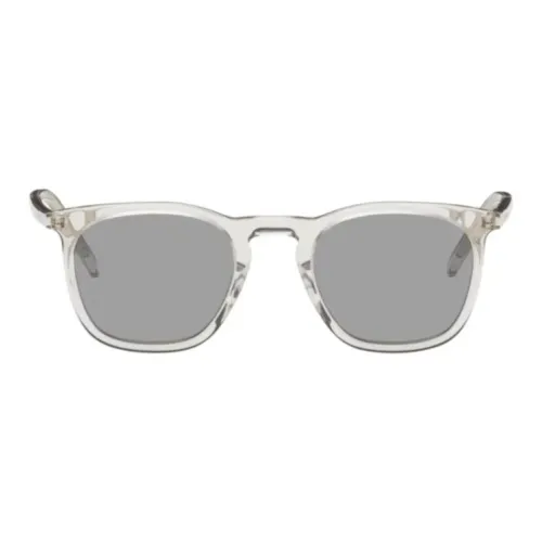 SAINT LAURENT Пластик Квадратные Солнцезащитные очки Мужские Серые