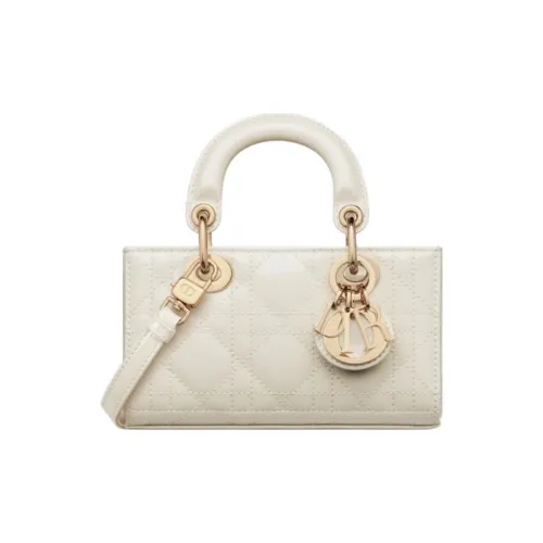 DIOR LADY D Радость Лакированная кожа Коровья кожа Сумка Lady Dior Сумка через плечо Сумка Экстра мини Женская