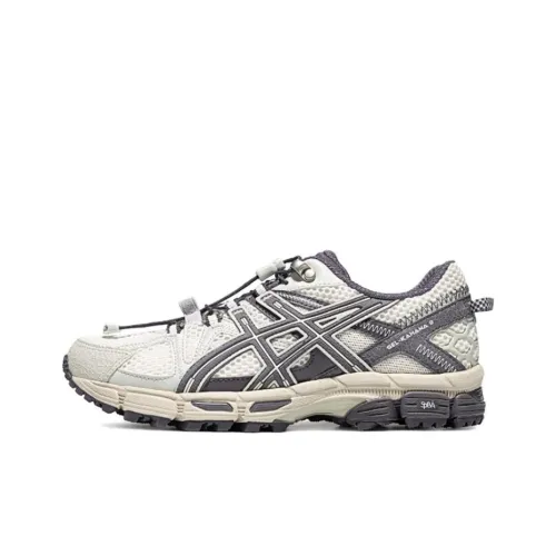 Asics Gel Kahana 8 FL Беговые кроссовки Низкий топ Молочно-белый/Угольно-черный Женские