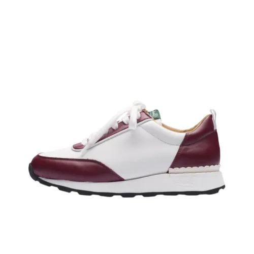 Paraboot Cosmos Low Топ Повседневная обувь Женская Белая Красная