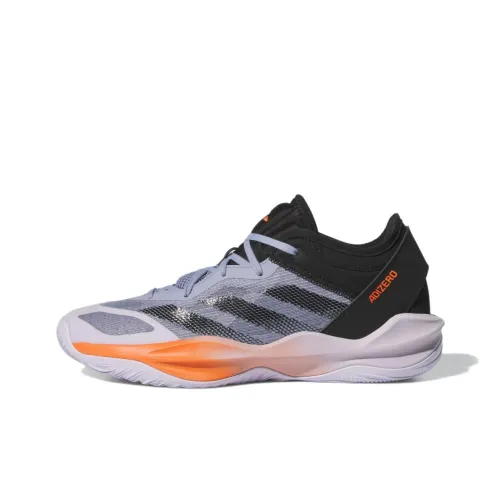 Adidas Adizero Select 2,0 Slip-Resistant Abrasion-Resistant MID Баскетбольные кроссовки Unisex Черный Оранжевый