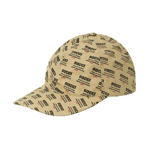 GUCCI Хлопок Бейсболки Унисекс Коричневый