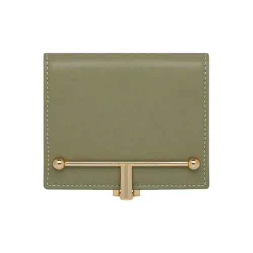 Strathberry Гладкая Телячья Кожа Кошелек Женские Фисташково-Зеленый