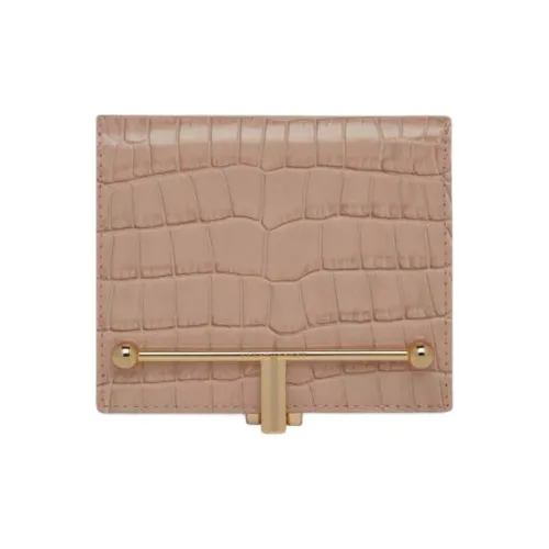 Strathberry Крокодил Тисненый Телячья кожа Кошелек Женские Розовый цвет пиона