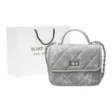 Серебряная сумка для покупок