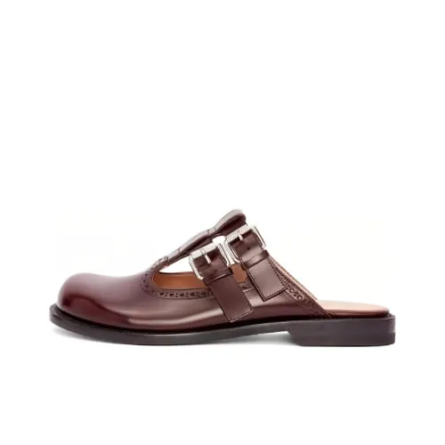 LOEWE Campo Домашние тапочки Женские Кофе