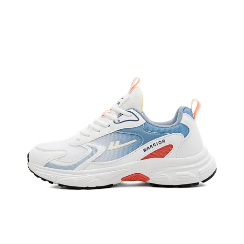 Warrior Slip-resistant Abrasion-resistant Lightweight Low-top Casual Shoes Unisex White Blue Orange Warrior Противоскользящий Устойчивый к истиранию Легкий Низкий Верх Повседневная Обувь Унисекс Белый Синий Оранжевый