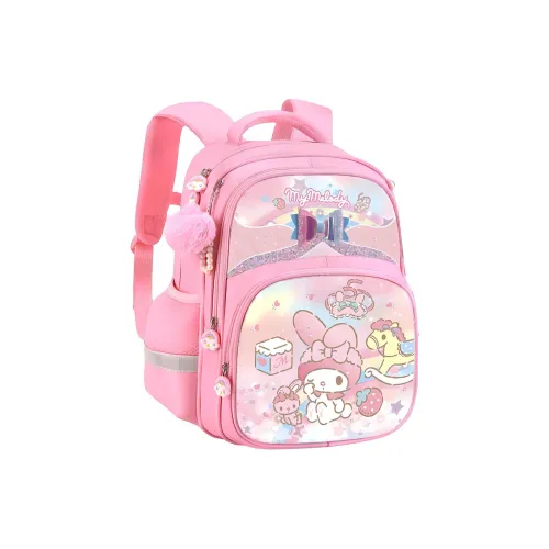 Sanrio Polyester Студенческая сумка Стандартная Детская My Melody Розовый Kuromi Фиолетовый