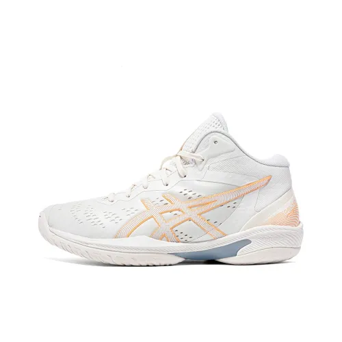 ASICS GELHOOP V16 Высокие Баскетбольные Кроссовки с Покрытием Унисекс Экрю