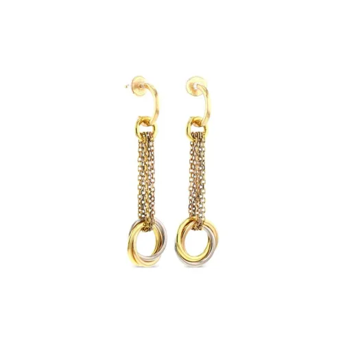 Серьги Cartier 18K Gold Женские Золото