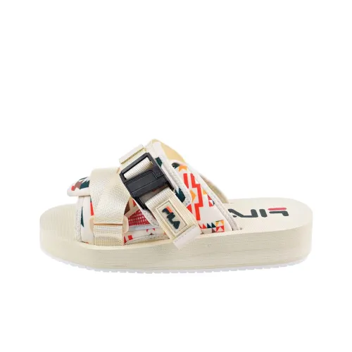 FILA SOL Слайды V2 Слипоны Экрю Мужской