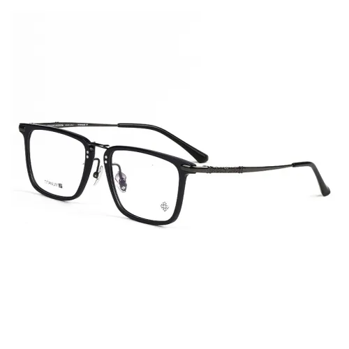 THANKSGIVING Пластина And Металл Ацетатная пластина + Титановый сплав Квадратные Оправы для очков Унисекс