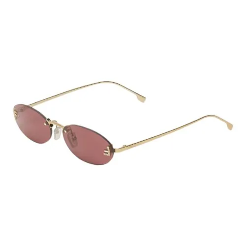 FENDI OVAL SUNGLASSES Женские Золото