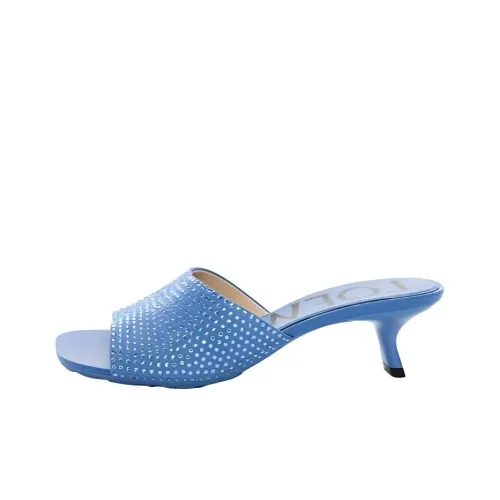 LOEWE Лепесток Шлепанцы Женские Синие