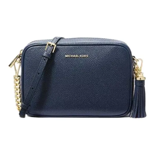 MICHAEL KORS Ginny Кожа Сумка через плечо Женская Морской синий