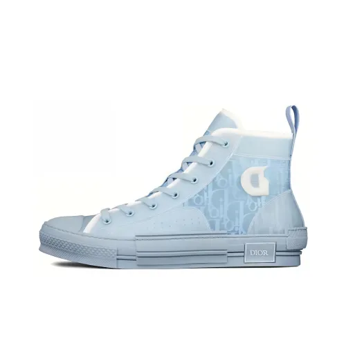 Archive Editions x DIOR B23 Высокие Топы Стильные Скейтбординги Мужские Светло-Синие