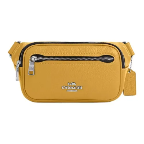 COACH Elias Каменная кожа Мини Бананка Мужская Желтая