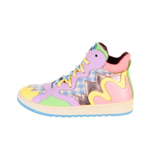 IRREGULAR CHOICE Высокие кроссовки для скейтбординга унисекс розовые