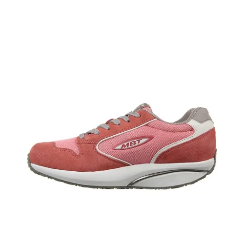 MBT Дышащий Противоскользящий Устойчивый к истиранию Увеличивающий высоту Низкий верх Повседневный Женский Розовый