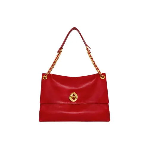 REBECCA MINKOFF Сумка через плечо из кожи большая женская красная