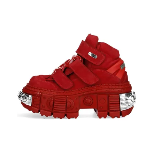 NEW ROCK MID Топ Повседневная обувь Унисекс Красный