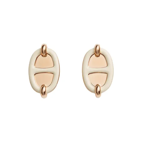 HERMES Mini Maillon Серьги Женские
