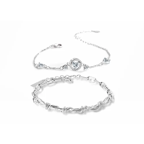 MUYAN Сплав Heartbeat Entwined Браслет Унисекс