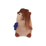 Коричневый, пушистый, фотокартинка, кожа