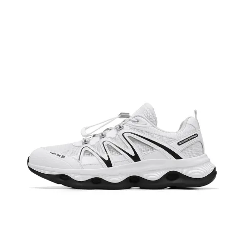 QIAODAN Visit Амортизация и Дышащий Низкий Топ Outdoor Trail Running Альпинизм Обувь Мужская Грозовой Серый