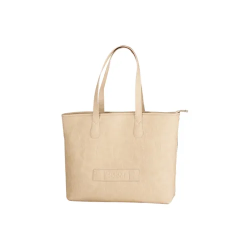 SISISM ПУ (полиуретан) Одно плечо Сумка Большая Унисекс Овсяный Карамель Чернила