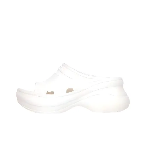 Crocs x Balenciaga Слипоны Женские Белые