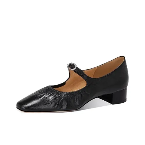 JESSICA SOPHIA Грубый каблук Туфли Мэри Джейн Женские