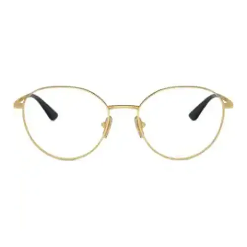 VOGUE Металл Кошачий глаз Оправы для очков Женские Золото