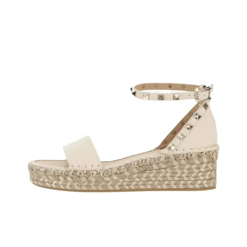 Valentino Rockstud One Ремень Сандалии Серо-бежевый Женские