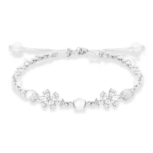 WANLIACC Ткань Four Leaf Clover Браслет Женский