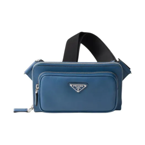 PRADA RE Edition Кожаная Сумка через плечо Сумка на плечо Женская Авиационный синий