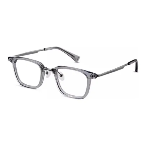 Police Пластина Сплав Рамка Квадрат Оптические Линзы VPLN51K Унисекс Серый