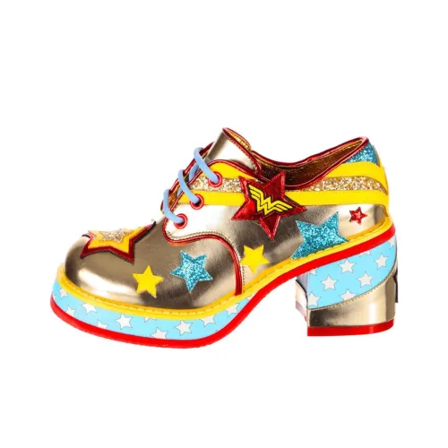 IRREGULAR CHOICE Женские повседневные туфли Золотого цвета для женщин