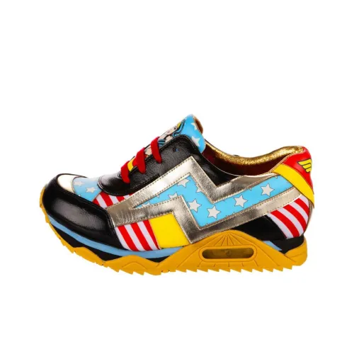 IRREGULAR CHOICE Амортизация Низкий Топ Беговые Кроссовки Женские Синие