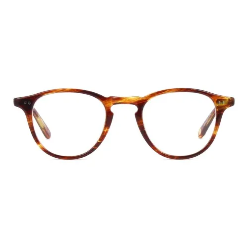 GARRETT LEIGHT Ацетат Круглые Оправы для очков Унисекс Коричневый